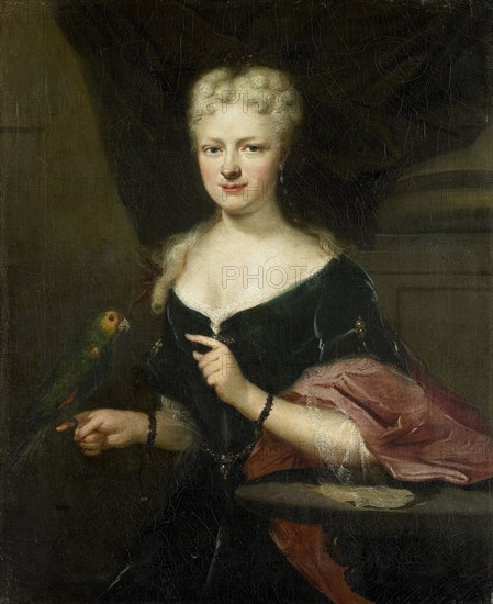 Portrait of Maria Magdalena Stavenisse, Wife of Jacob de Witte of Elkerzee, Councilor of Zierikzee, Cornelis Troost, c. 1726