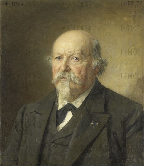 Johan Philip van der Kellen (1831-1906). Director of the Department of Prints, Rijksprentenkabinet (1876-96), Jan Veth, 1904