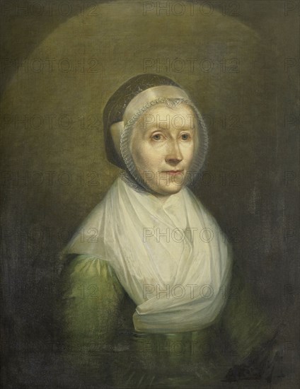 Portrait of Christina Sebilla Charlotte Bakhuizen, Wife of Joannes van den Brink, Commission Agent, Benjamin Wolff, 1802