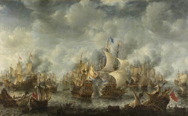 The Battle of Terheide, Jan Abrahamsz. Beerstraten, 1653 - 1666