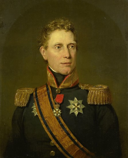 Portrait of Jonkheer Jan Willem Janssens, Governor of the Cape Colony and Governor-General of the Dutch East Indies, Jan Willem Pieneman, 1815 - 1838