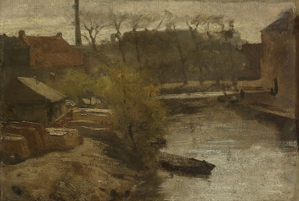 Noord-West-Buitensingel in The Hague, The Netherlands, Matthijs Maris, c. 1864 - c. 1866