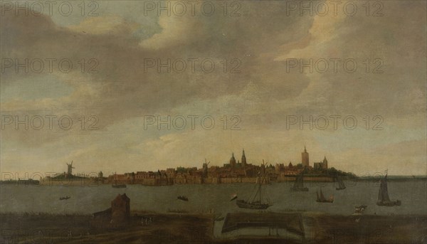 View of Heusden, The Netherlands, Monogrammist FK (Northern Netherlands), 1625 - 1674