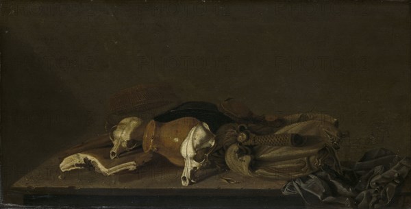 Still Life with Suckling-Pig Skulls, Anonymous, 1620 - 1640