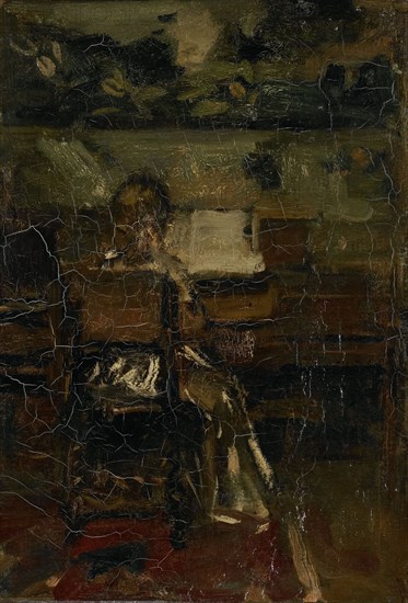 Girl at the Piano, Jacob Maris, c. 1889