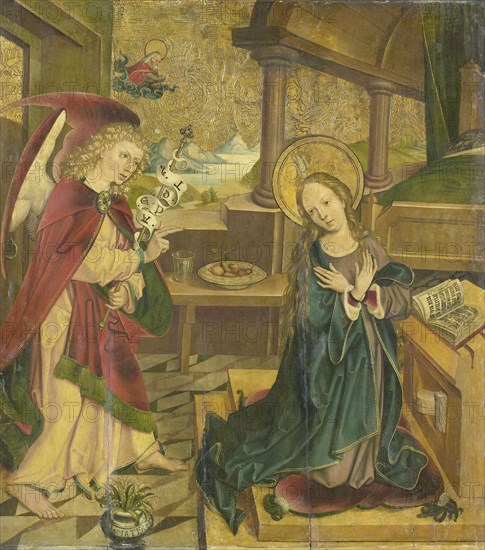 Annunciation to the Virgin, Meester van het Salemer Altaar, 1490 - 1510