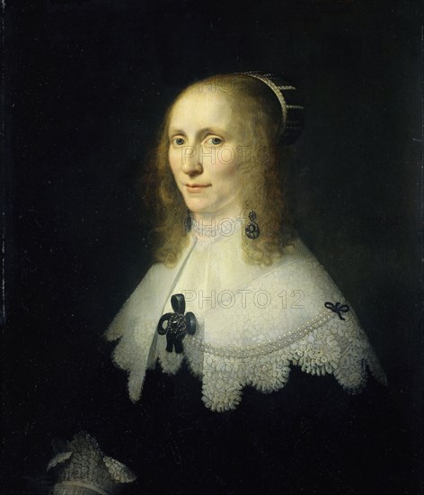 Portrait of Cornelia Teding van Berckhout, third Wife of Maerten Harpertsz. Tromp, copy after Michiel Jansz van Mierevelt, 1648