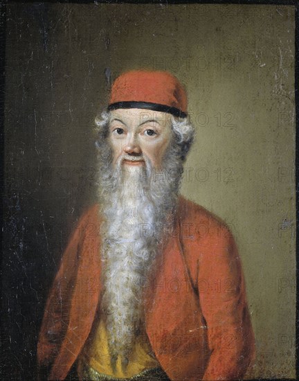 Portrait of Jean-Ãâtienne Liotard at approximately 54 years of age (Self Portrait in Turkish Costume), Anonymous, c. 1752 - c. 1800