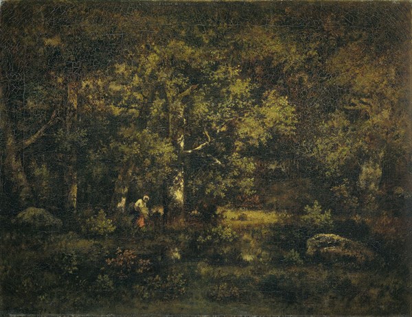 The Forest of Fontainebleau France, Narcisse Virgile Diaz de la PeÃ±a, 1871