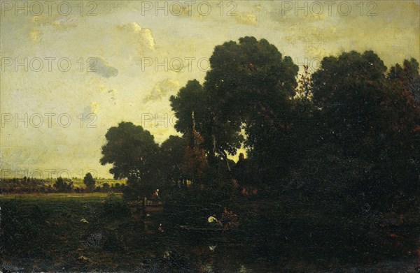 Twilight, Théodore Rousseau, 1840 - 1867