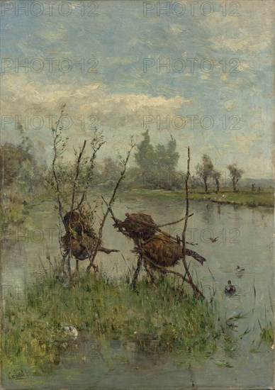 Ducks nests, Paul Joseph Constantin GabriÃ«l, c. 1890 - c. 1900