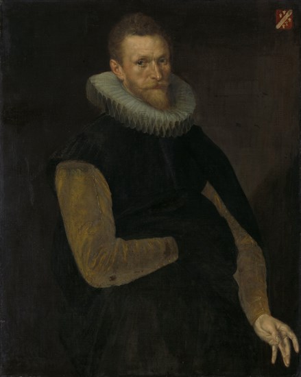 Portrait of Jacob Cornelisz Banjaert, called van Neck, Admiral, Burgomaster and Councilor of Amsterdam, Cornelis Ketel, 1605