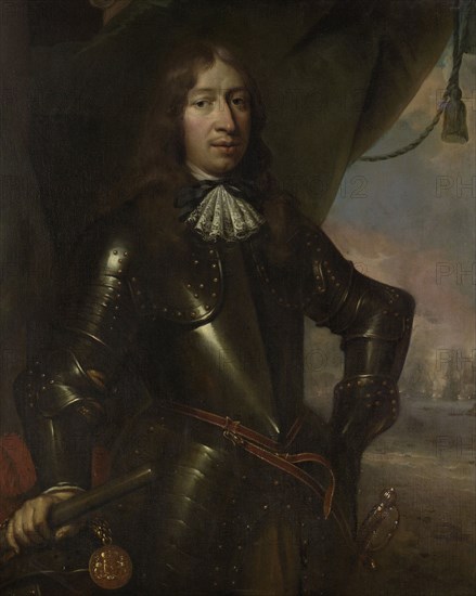 Portrait of Lieutenant-Admiral Willem Joseph, Baron van Gendt, attributed to Jan de Baen, 1667 - 1702