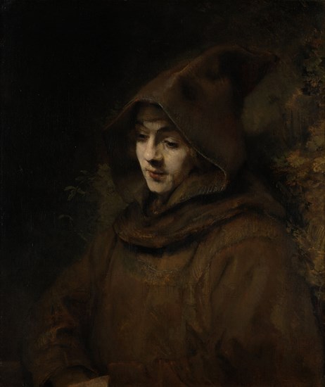 Rembrandtâ€ôs Son Titus in a Monkâ€ôs Habit, Rembrandt Harmensz. van Rijn, 1660