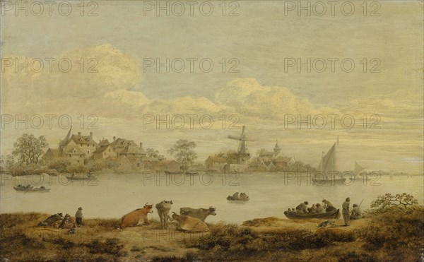 View of a River, Anonymous, c. 1635