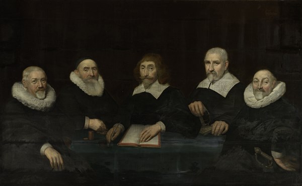 The Regents of the House of Correction of Middelburg, 1643, the Netherlands, Allaert van Loeninga, 1643