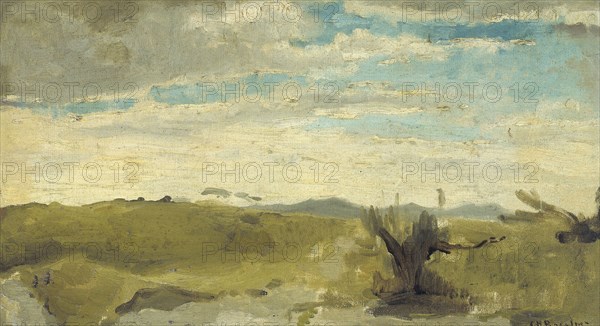 Dune landscape near Dekkersduin, The Hague, The Netherlands, George Hendrik Breitner, c. 1875 - c. 1885