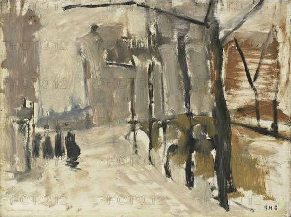 Cityscape in The Hague (?), The Netherlands, George Hendrik Breitner, c. 1880 - c. 1923