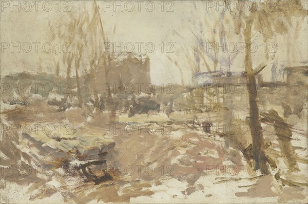 Building plot on the De Clercqstraat, George Hendrik Breitner, c. 1880 - c. 1923