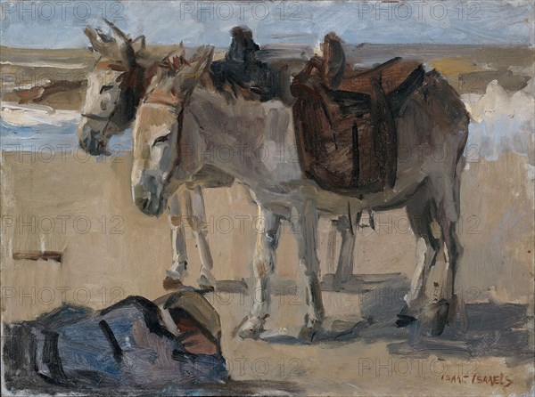 Two Donkeys, Isaac Israels, 1897 - 1901