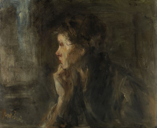 Thinking, Jozef IsraÃ«ls, 1896