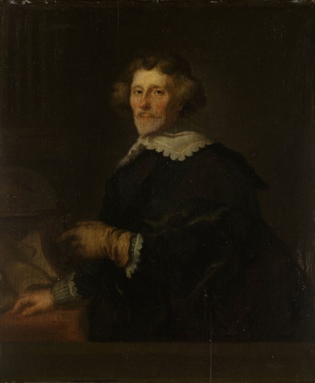 Portrait of Pieter Corneliszoon Hooft, Bailiff of Muiden, Historian and Poet, Joachim von Sandrart, 1630 - 1700