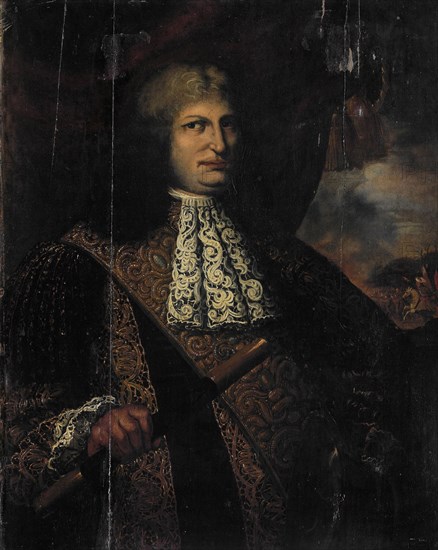 Portrait of Cornelis Speelman, Governor-General of the Dutch East Indies, attributed to Martin Palin, 1680 - 1700