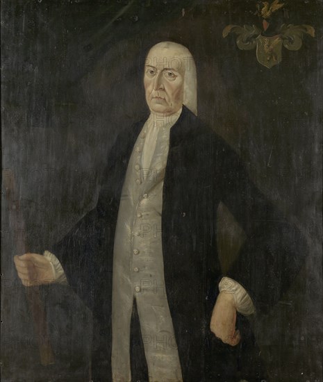 Portrait of Jeremias van Riemsdijk, Governor-General of the Dutch East India Company, attributed to Franciscus Josephus Fricot, 1775 - 1777