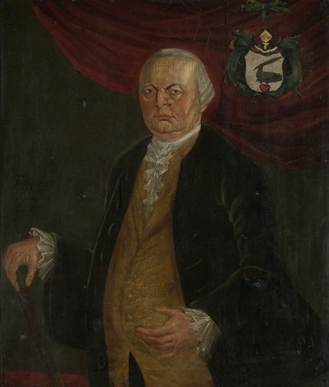 Portrait of Reinier de Klerk, Governor-General of the Dutch East India Company, attributed to Franciscus Josephus Fricot, 1777
