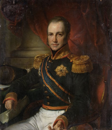Portrait of Godart Alexander Gerard Philip, Baron van der Capellen, Governor-General of the Dutch East Indies, Cornelis Kruseman, 1816 - 1857