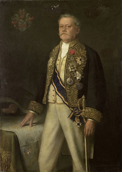 Carel Herman Aart van der Wijck (1840-1914). Gouverneur-generaal, Governor-General (1893-99), Louis Storm van 's-Gravensande, 1900