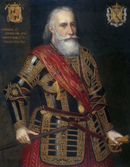 Portrait of Francisco Hurtado de Mendoza, Admiral of Aragon, Anonymous, 1601