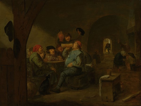 Village Carouse, manner of Adriaen Brouwer, 1620 - 1700