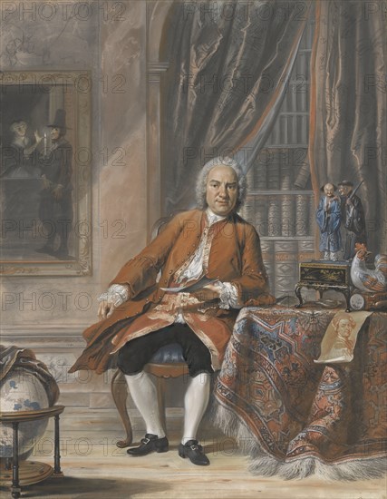 Portrait of Joan Jacob Mauricius, Governor-General of Suriname, Cornelis Troost, 1741