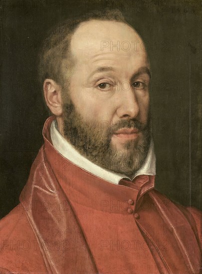 Portrait of Antoine Perrenot, Cardinal de Granvelle, Minister to Charles V and Philip II, Anonymous, 1565