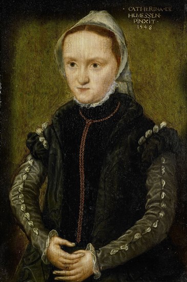 Portrait of a Woman, probably a Self Portrait, Catharina van Hemessen, 1548