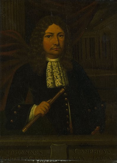 Portrait of Johannes Camphuys, Governor-General of the Dutch East Indies, copy after Gerrit van Goor, 1750 - 1800