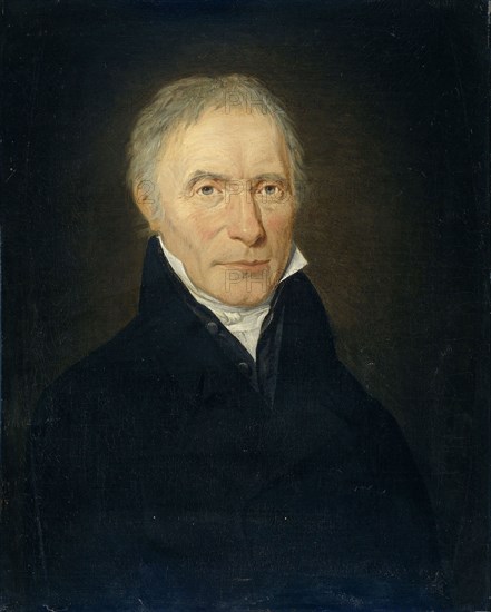 Portrait of Heinrich Gottfried Theodor Crone, Founder of the H.G.Th. Crone Company in Amsterdam, Jan Philip Simon, 1810 - 1838