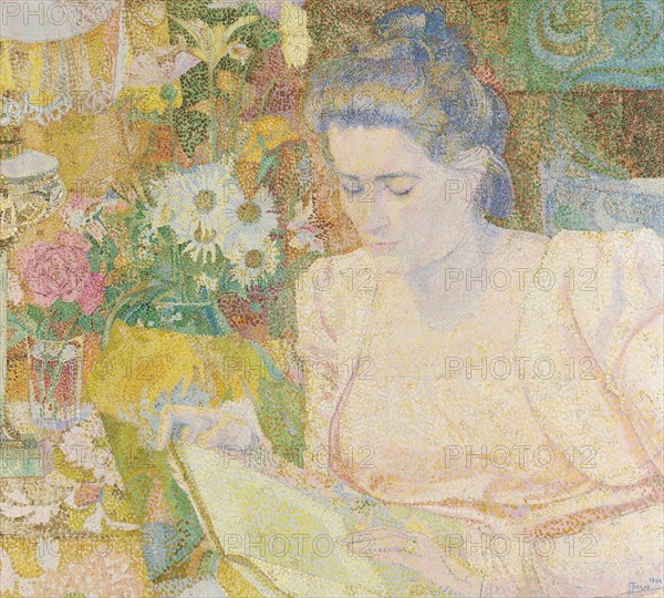 Portrait of Marie Jeanette de Lange, Jan Toorop, 1900