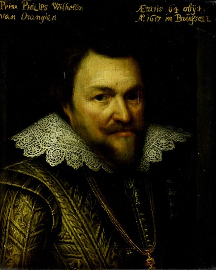 Portrait of Prince Philip William of Orange, workshop of Michiel Jansz van Mierevelt, c. 1609 - c. 1633
