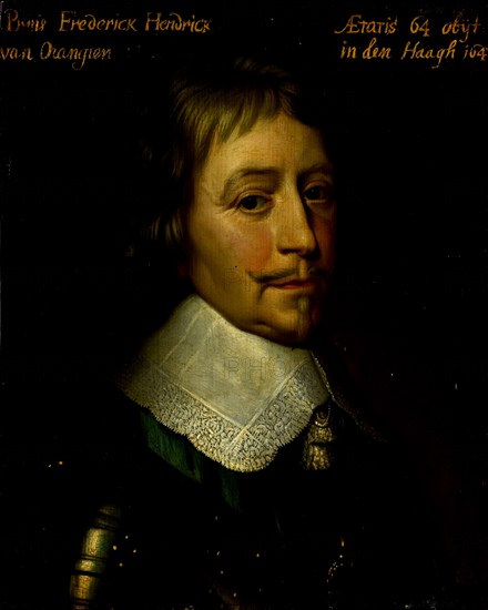 Portrait of Frederick Henry, Prince of Orange, Frederik Hendrik Prins van Oranje, workshop of Gerard van Honthorst, c. 1653