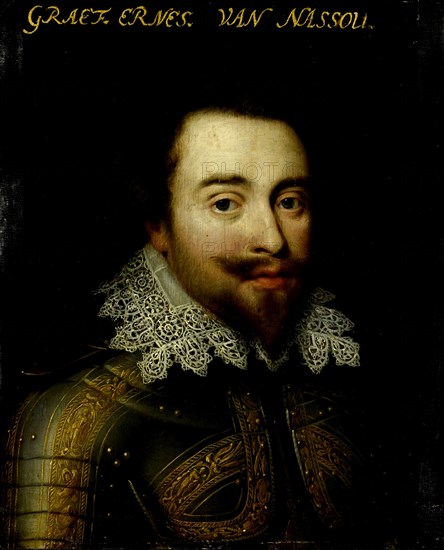 Portrait of Johan Ernst I, Count of Nassau-Siegen, workshop of Jan Antonisz van Ravesteyn, c. 1609 - c. 1633