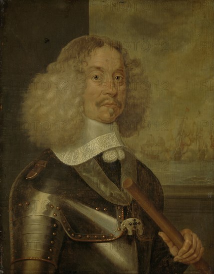 Portrait of Jacob Baron van Wassenaer, Lord of Obdam, Lieutenant-Admiral of Holland and West-Friesland, Abraham Evertsz. van Westerveld, 1640 - 1665