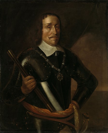 Portrait of Witte Cornelisz de With, Vice-Admiral of Holland and West-Friesland, copy after Hendrick Martensz. Sorgh, 1657