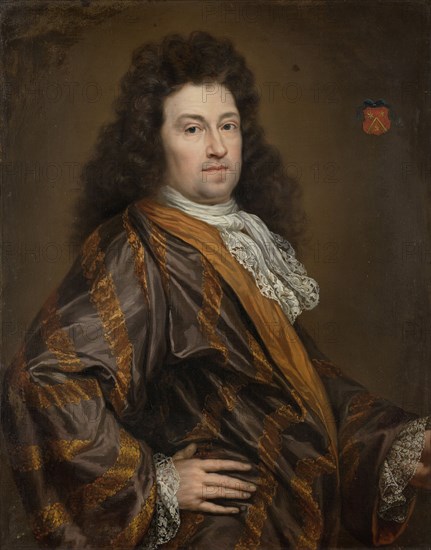 Portrait of François Leydecker, Delegate to the Court of Audit for Zeeland, Anonymous, c. 1690