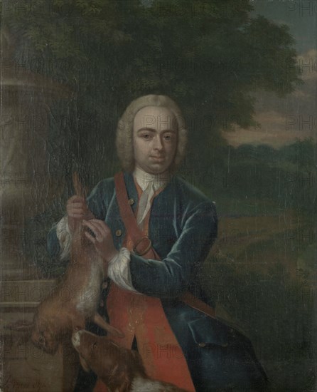 Portrait of Adriaen Caspar Parduyn, Councilor and Alderman of Middelburg, Son of Caspar Adriaen Parduyn and Maria van Citters, Philip van Dijk, 1735 - 1753