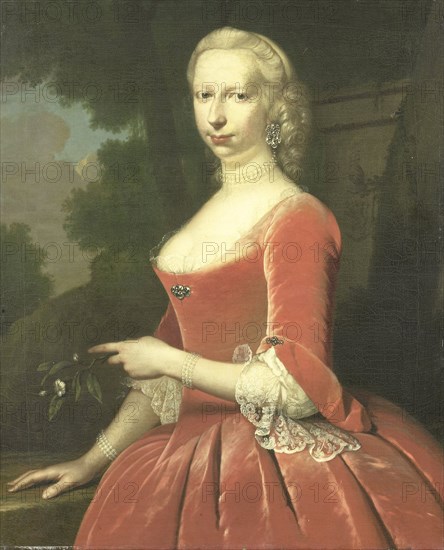Portrait of a Woman, Frans van der Mijn, 1748