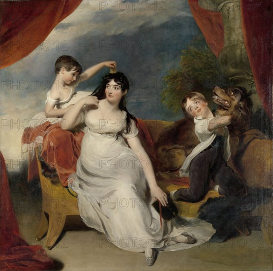 Maria Mathilda Bingham with Two of her Children, Thomas Lawrence, c. 1810 - c. 1818