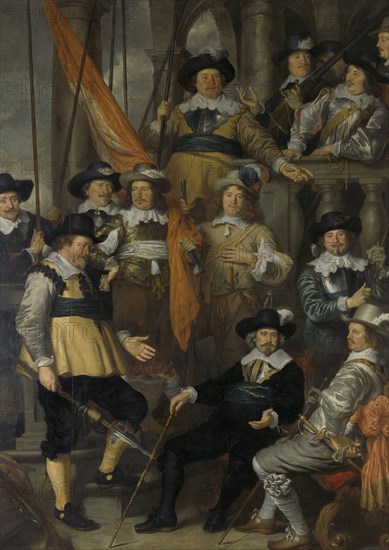 Company of Captain Albert Bas and Lieutenant Lucas Conyn, 1645, Govert Flinck, 1645