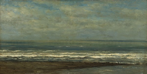 Seascape at Heyst, Willem Roelofs, I, c. 1868